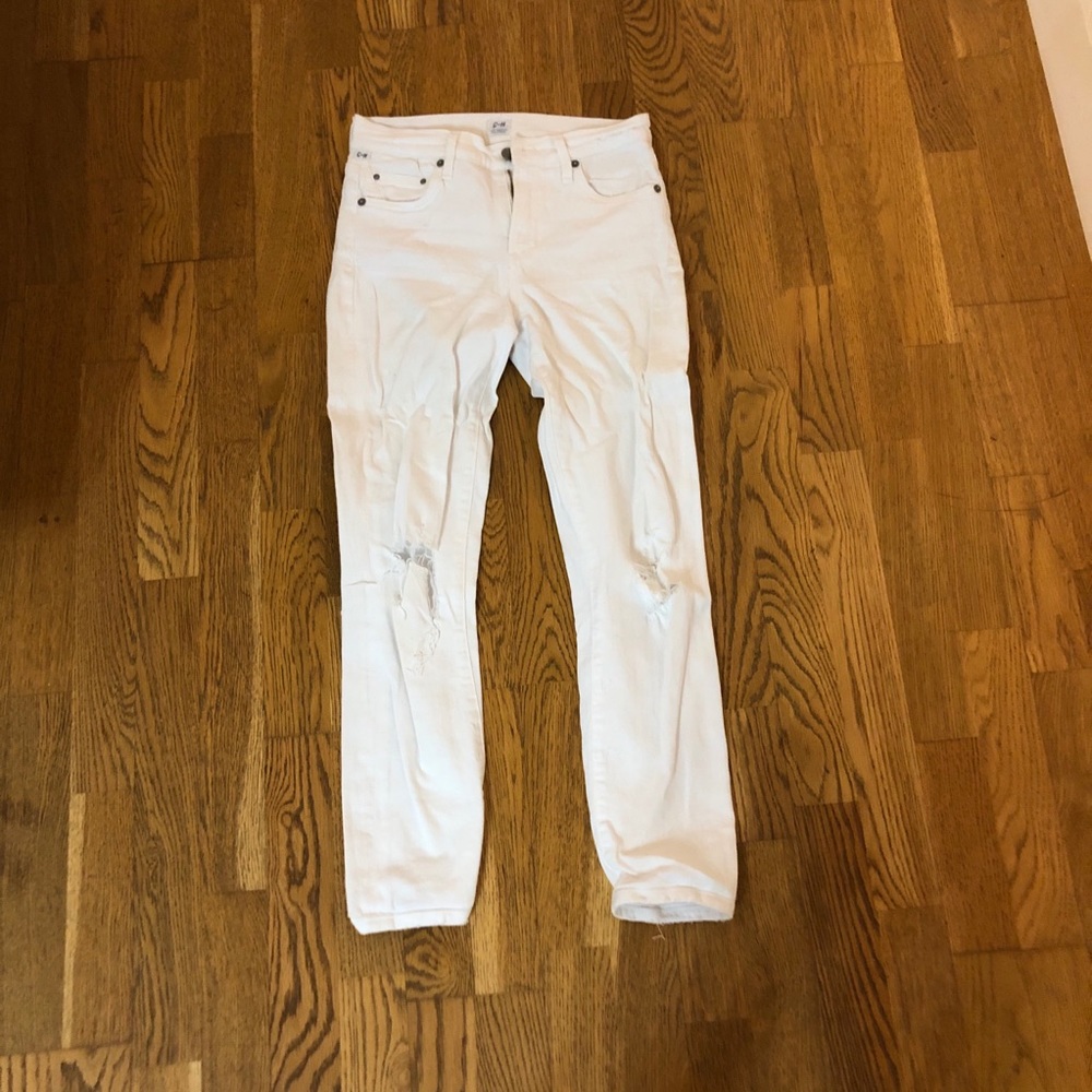 Citizen of Humanity Cropped distressed jeans